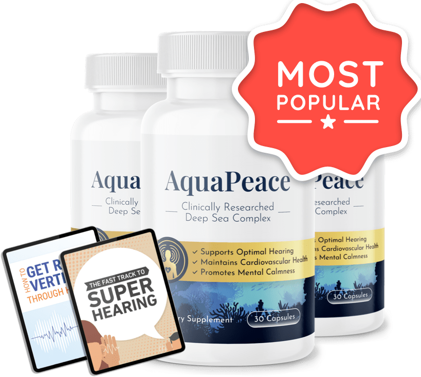 AquaPeace supplement 3 Bottles